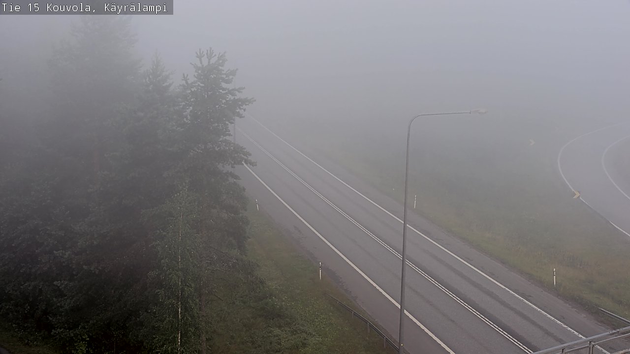 Weather Camera Image Road 15 Kouvola, Käyrälampi, Kouvola, Kymenlaakso