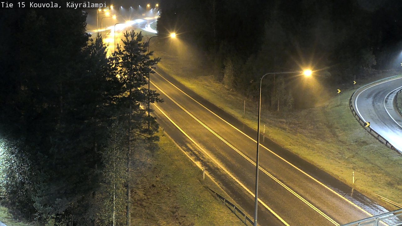 Weather Camera Image Road 15 Kouvola, Käyrälampi, Kouvola, Kymenlaakso