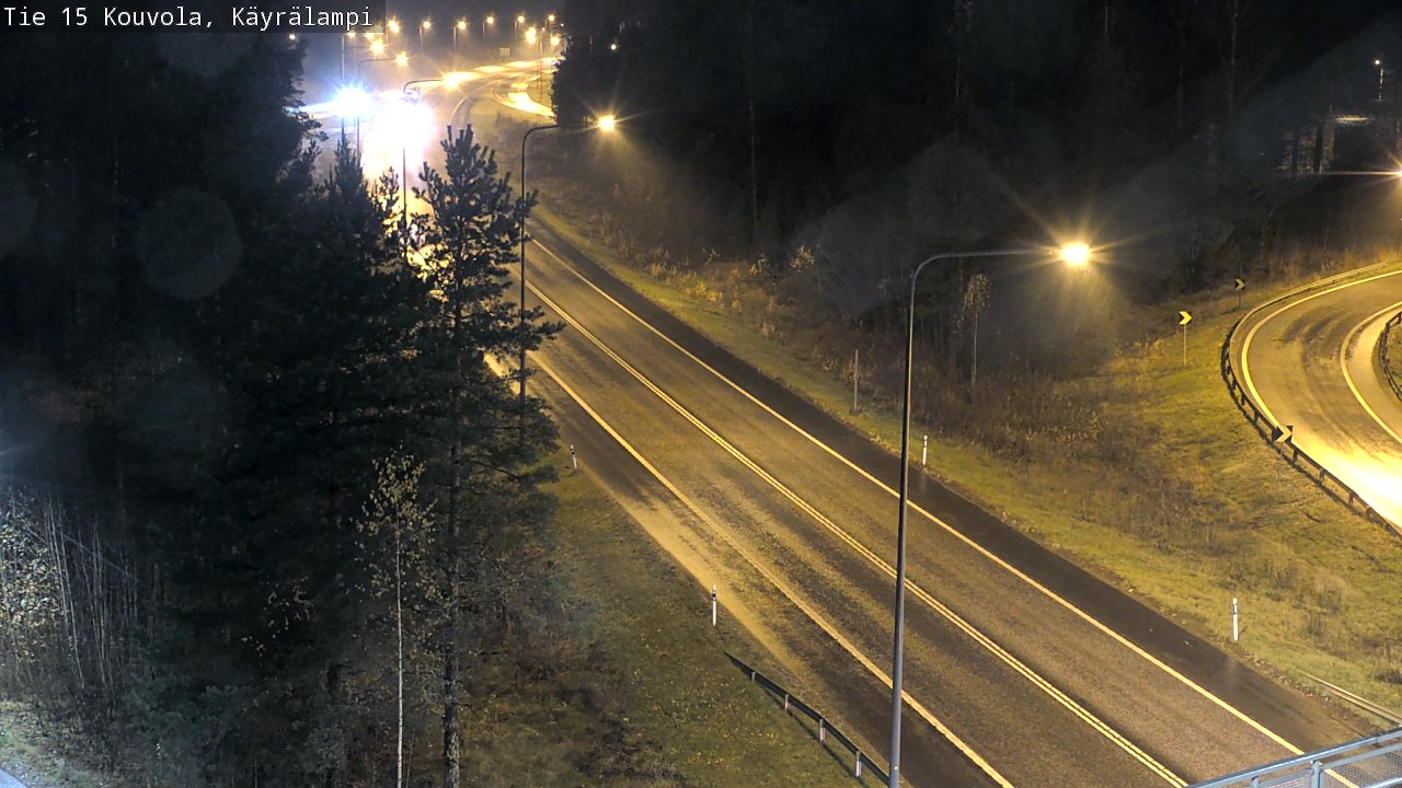 Weather Camera Image Väg 15 Kouvola, Käyrälampi, Kouvola, Kymenlaakso