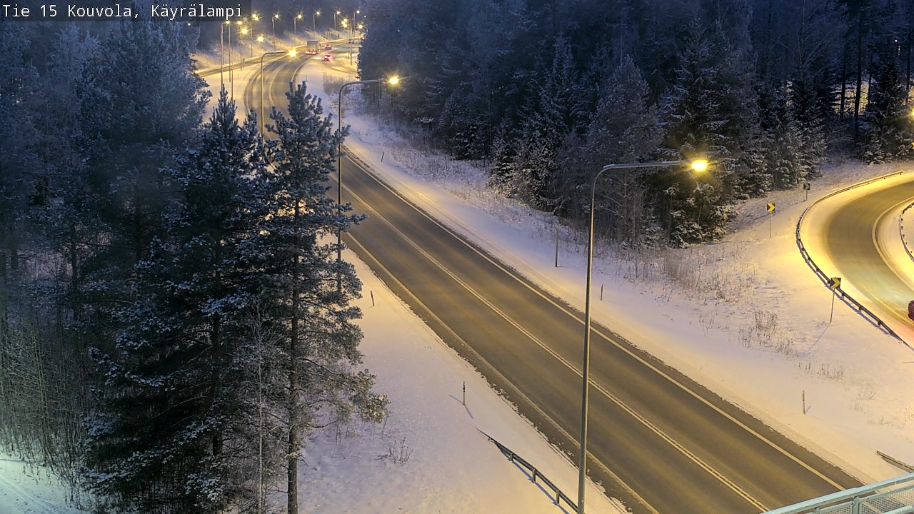 Weather Camera Image Road 15 Kouvola, Käyrälampi, Kouvola, Kymenlaakso