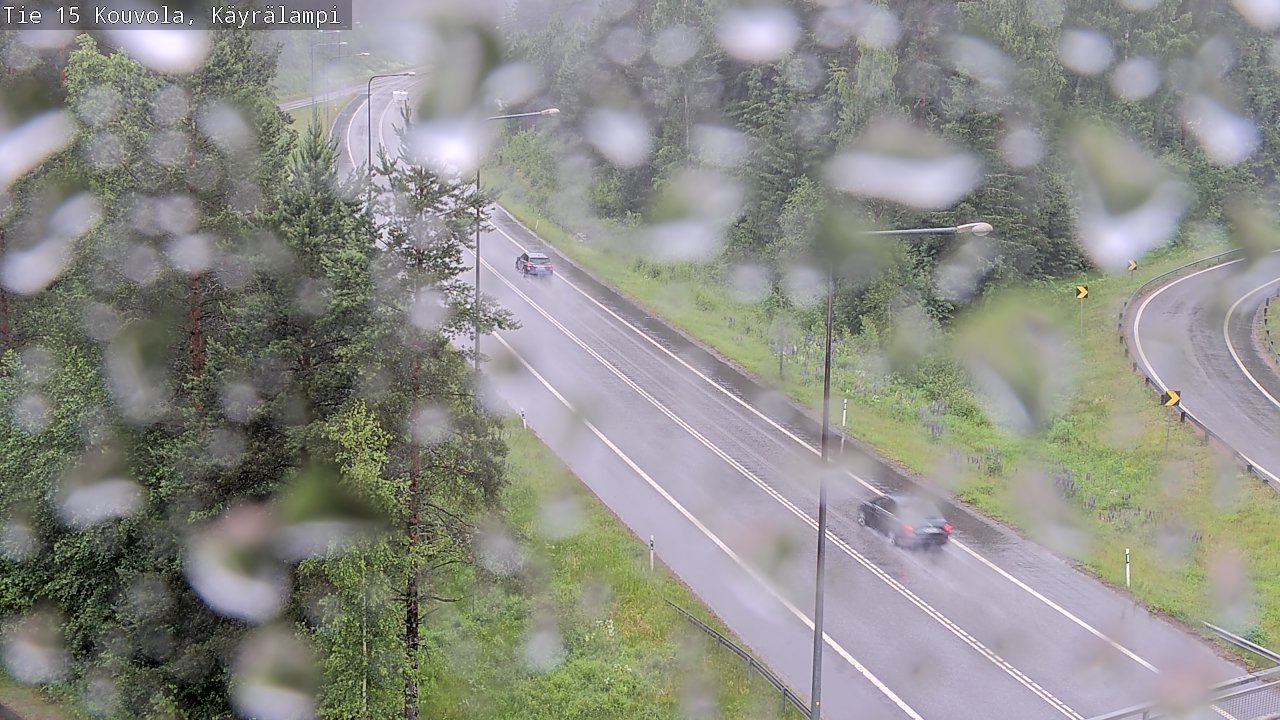 Weather Camera Image Väg 15 Kouvola, Käyrälampi, Kouvola, Kymenlaakso