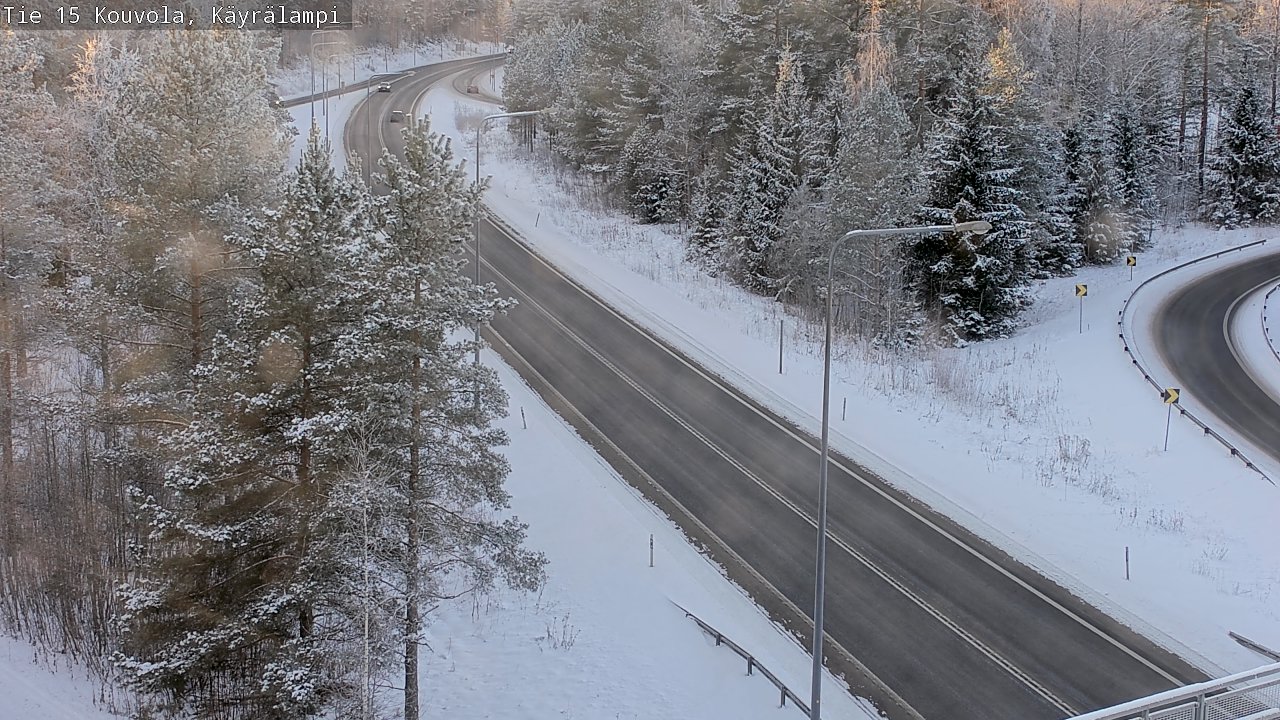 Weather Camera Image Road 15 Kouvola, Käyrälampi, Kouvola, Kymenlaakso