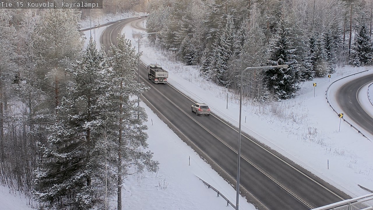 Kelikamerat Kuva Tie 15 Kouvola, Käyrälampi, Kouvola, Kymenlaakso