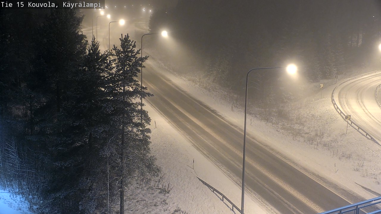 Weather Camera Image Road 15 Kouvola, Käyrälampi, Kouvola, Kymenlaakso