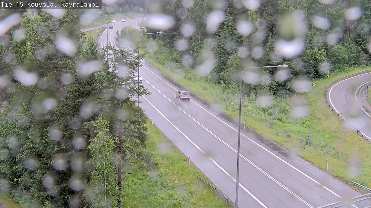 Weather Camera Image Väg 15 Kouvola, Käyrälampi, Kouvola, Kymenlaakso