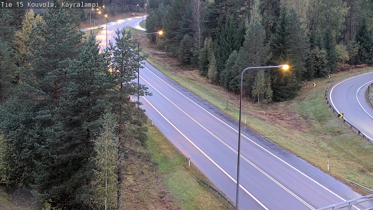 Weather Camera Image Road 15 Kouvola, Käyrälampi, Kouvola, Kymenlaakso