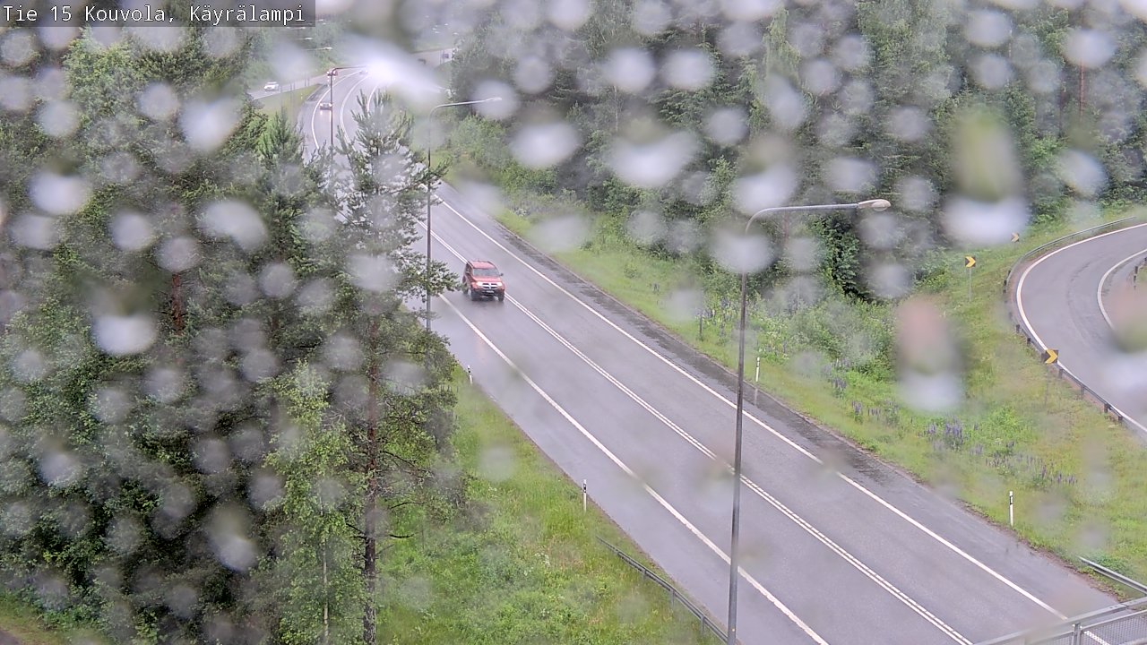 Weather Camera Image Väg 15 Kouvola, Käyrälampi, Kouvola, Kymenlaakso