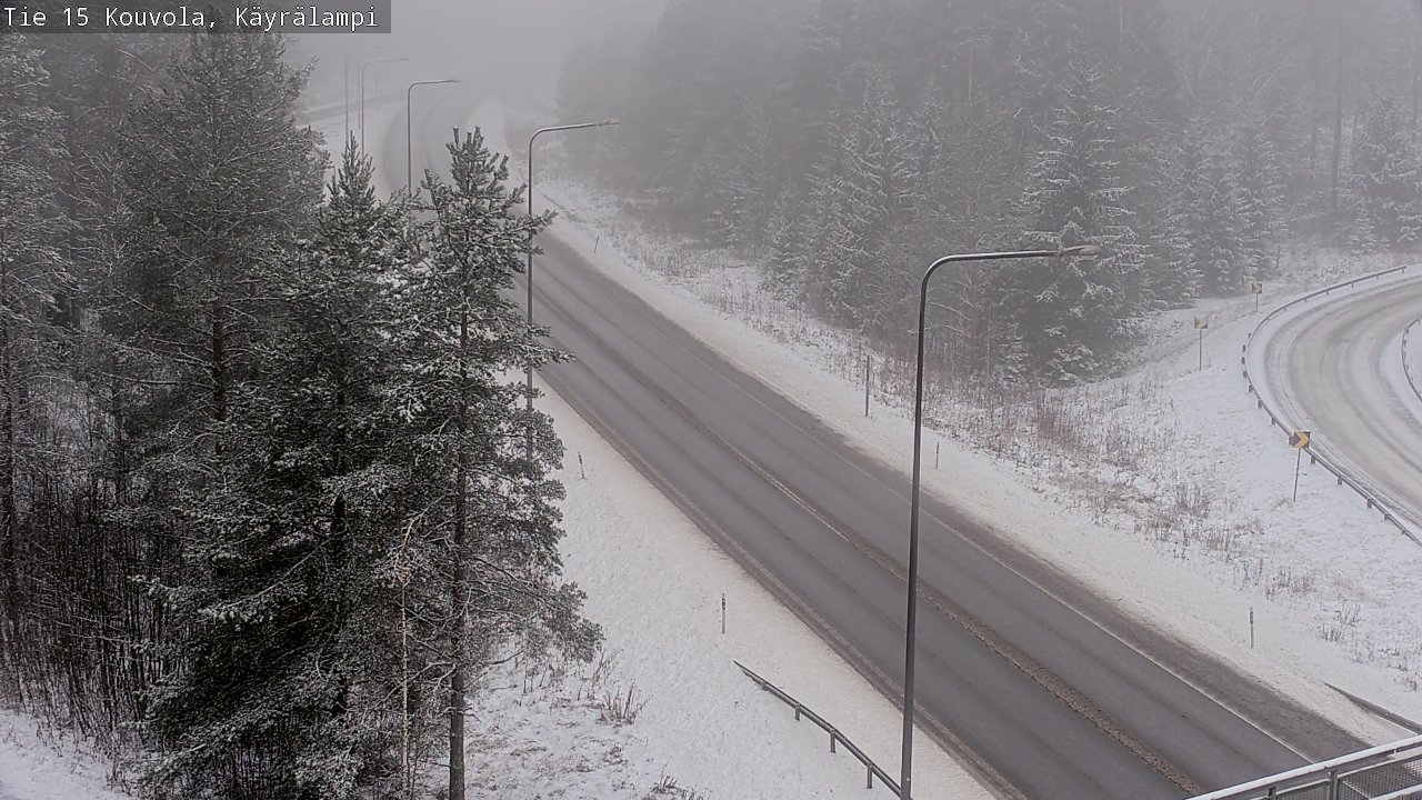 Weather Camera Image Road 15 Kouvola, Käyrälampi, Kouvola, Kymenlaakso