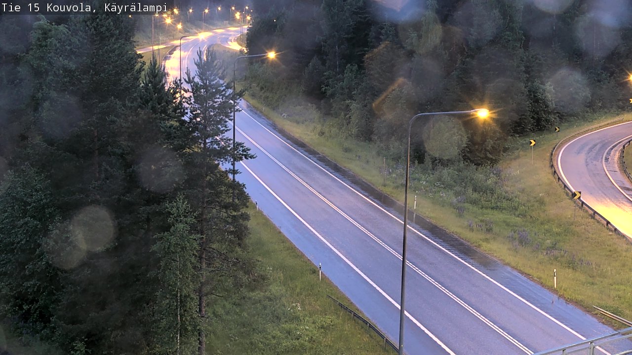 Kelikamerat Kuva Tie 15 Kouvola, Käyrälampi, Kouvola, Kymenlaakso