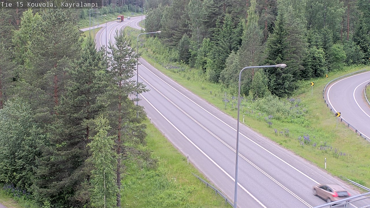 Kelikamerat Kuva Tie 15 Kouvola, Käyrälampi, Kouvola, Kymenlaakso
