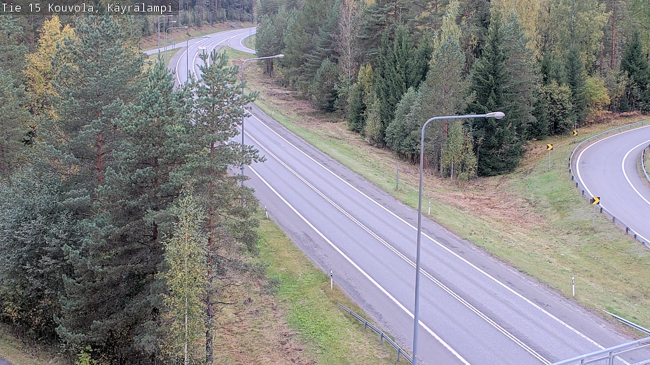 Weather Camera Image Road 15 Kouvola, Käyrälampi, Kouvola, Kymenlaakso