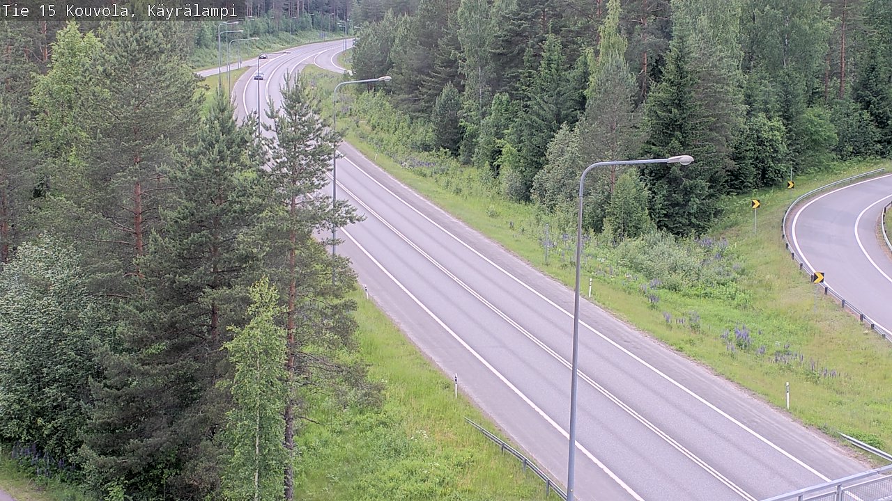 Kelikamerat Kuva Tie 15 Kouvola, Käyrälampi, Kouvola, Kymenlaakso