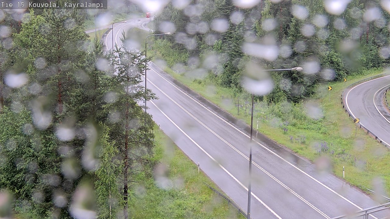 Weather Camera Image Väg 15 Kouvola, Käyrälampi, Kouvola, Kymenlaakso