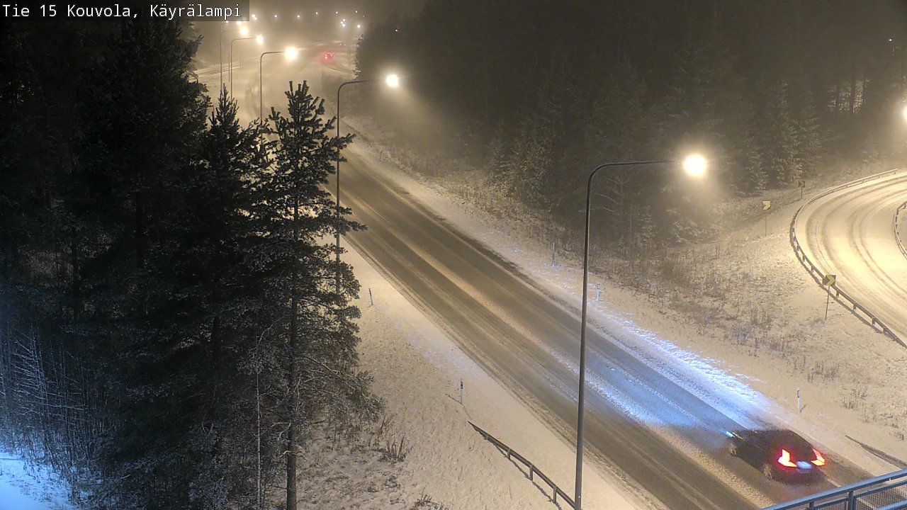 Weather Camera Image Road 15 Kouvola, Käyrälampi, Kouvola, Kymenlaakso