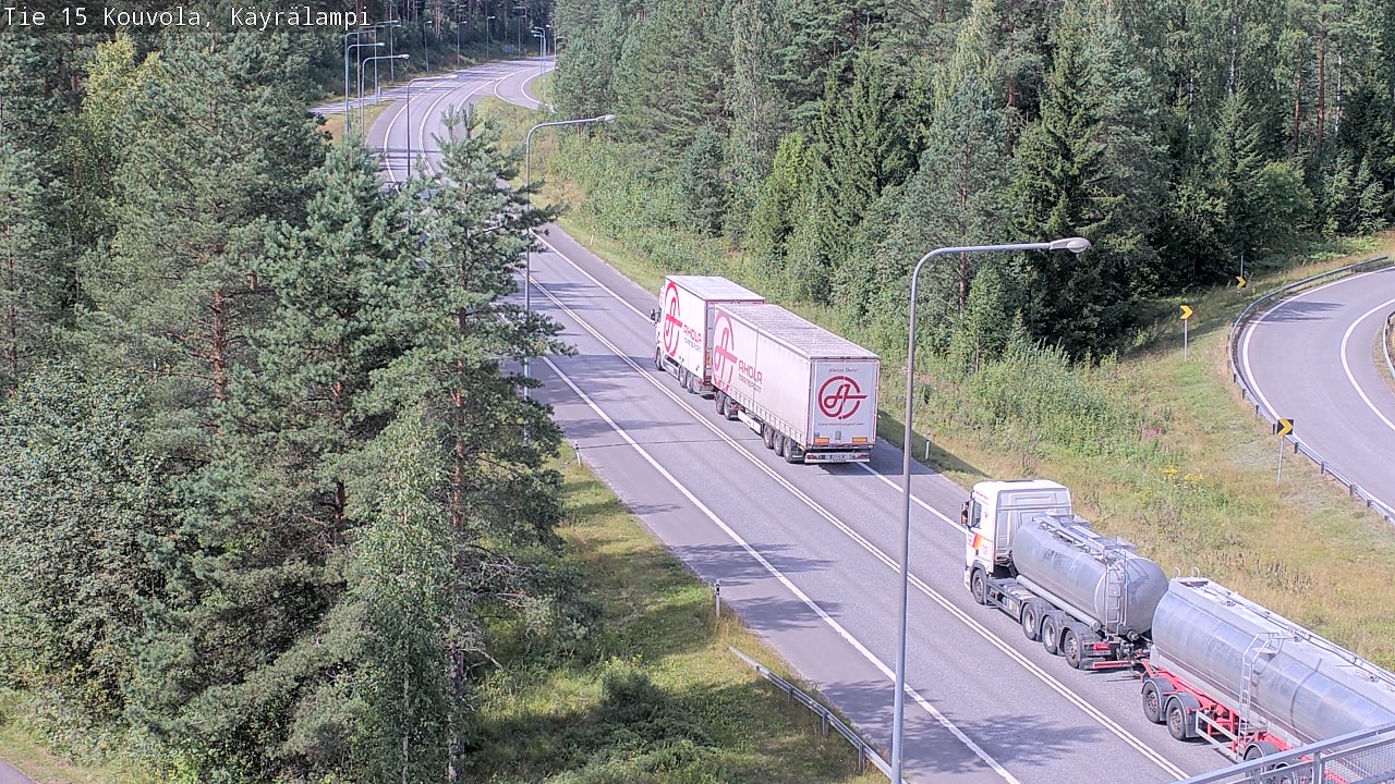 Kelikamerat Kuva Tie 15 Kouvola, Käyrälampi, Kouvola, Kymenlaakso