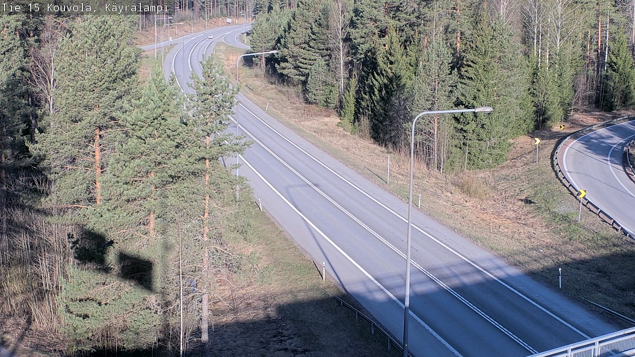 Weather Camera Image Road 15 Kouvola, Käyrälampi, Kouvola, Kymenlaakso
