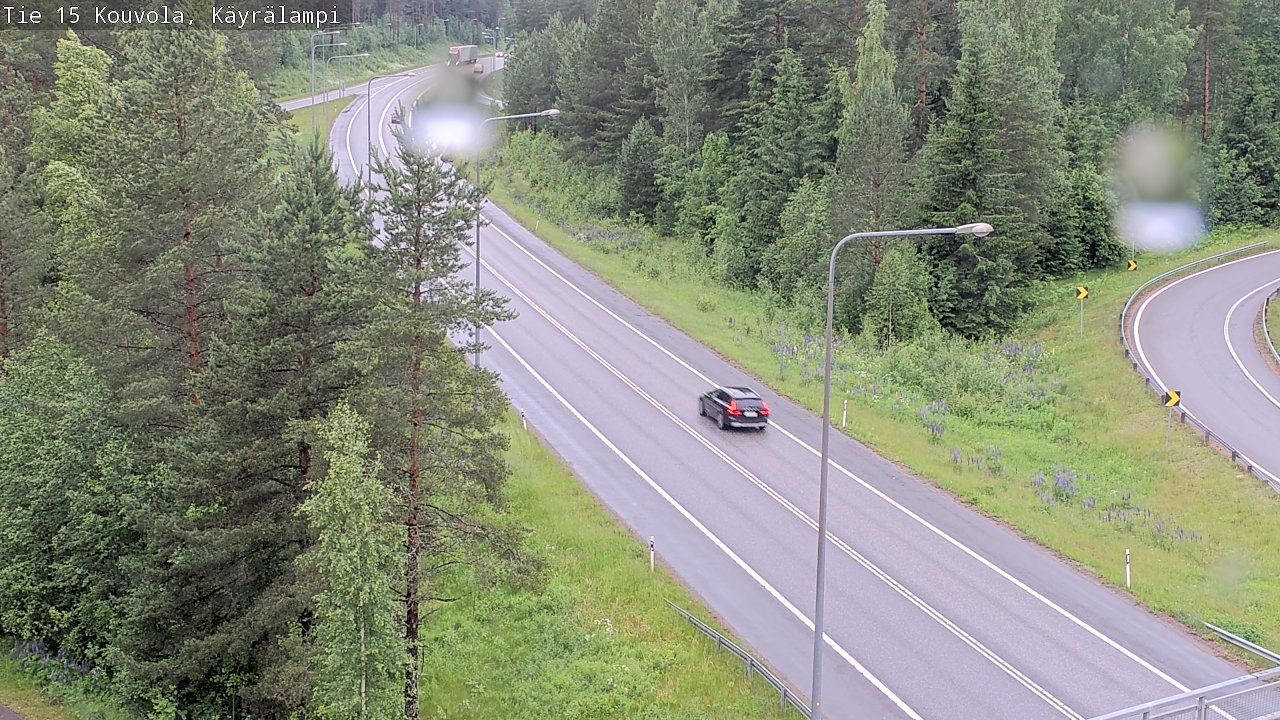 Weather Camera Image Road 15 Kouvola, Käyrälampi, Kouvola, Kymenlaakso