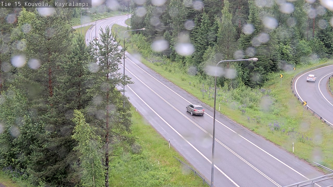 Weather Camera Image Väg 15 Kouvola, Käyrälampi, Kouvola, Kymenlaakso