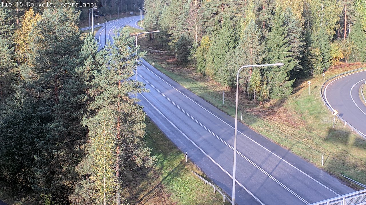 Weather Camera Image Road 15 Kouvola, Käyrälampi, Kouvola, Kymenlaakso