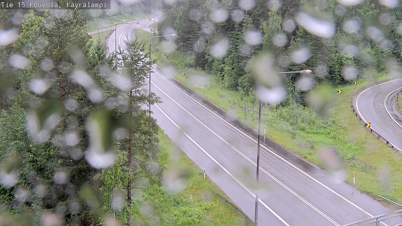 Weather Camera Image Väg 15 Kouvola, Käyrälampi, Kouvola, Kymenlaakso
