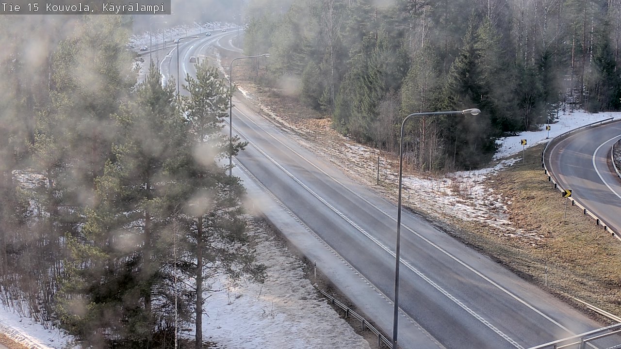 Weather Camera Image Väg 15 Kouvola, Käyrälampi, Kouvola, Kymenlaakso