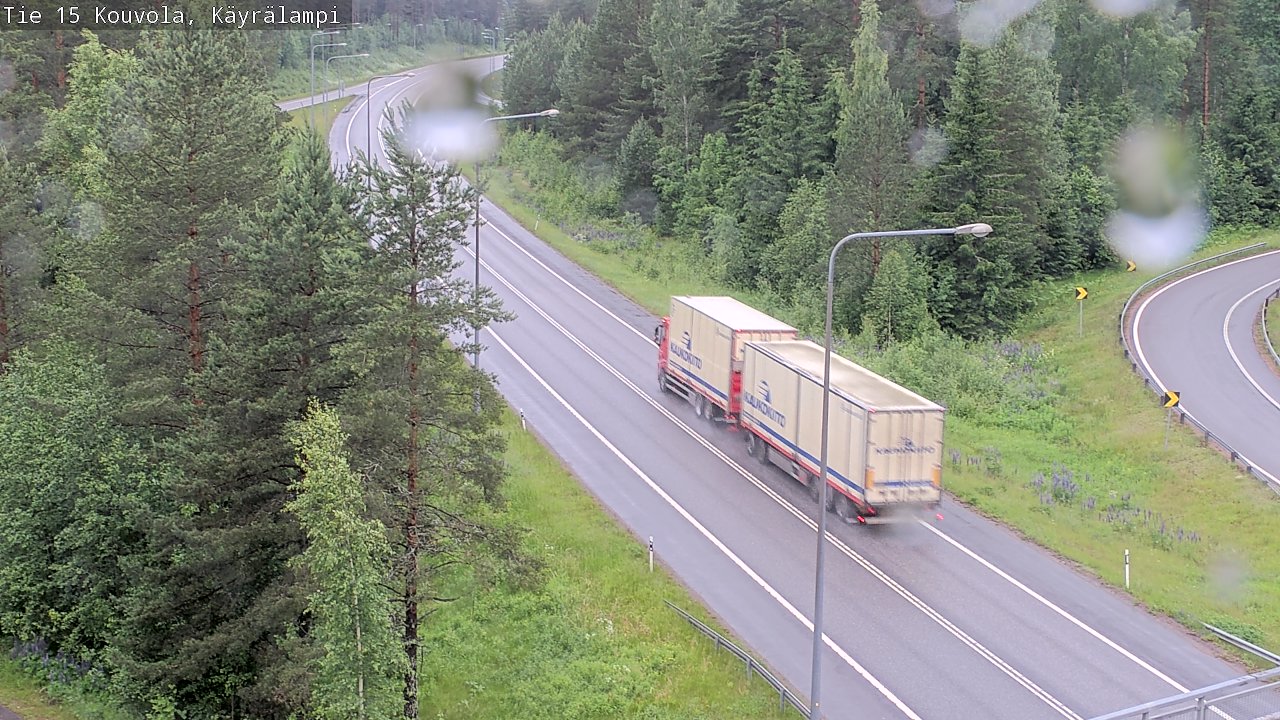 Weather Camera Image Road 15 Kouvola, Käyrälampi, Kouvola, Kymenlaakso