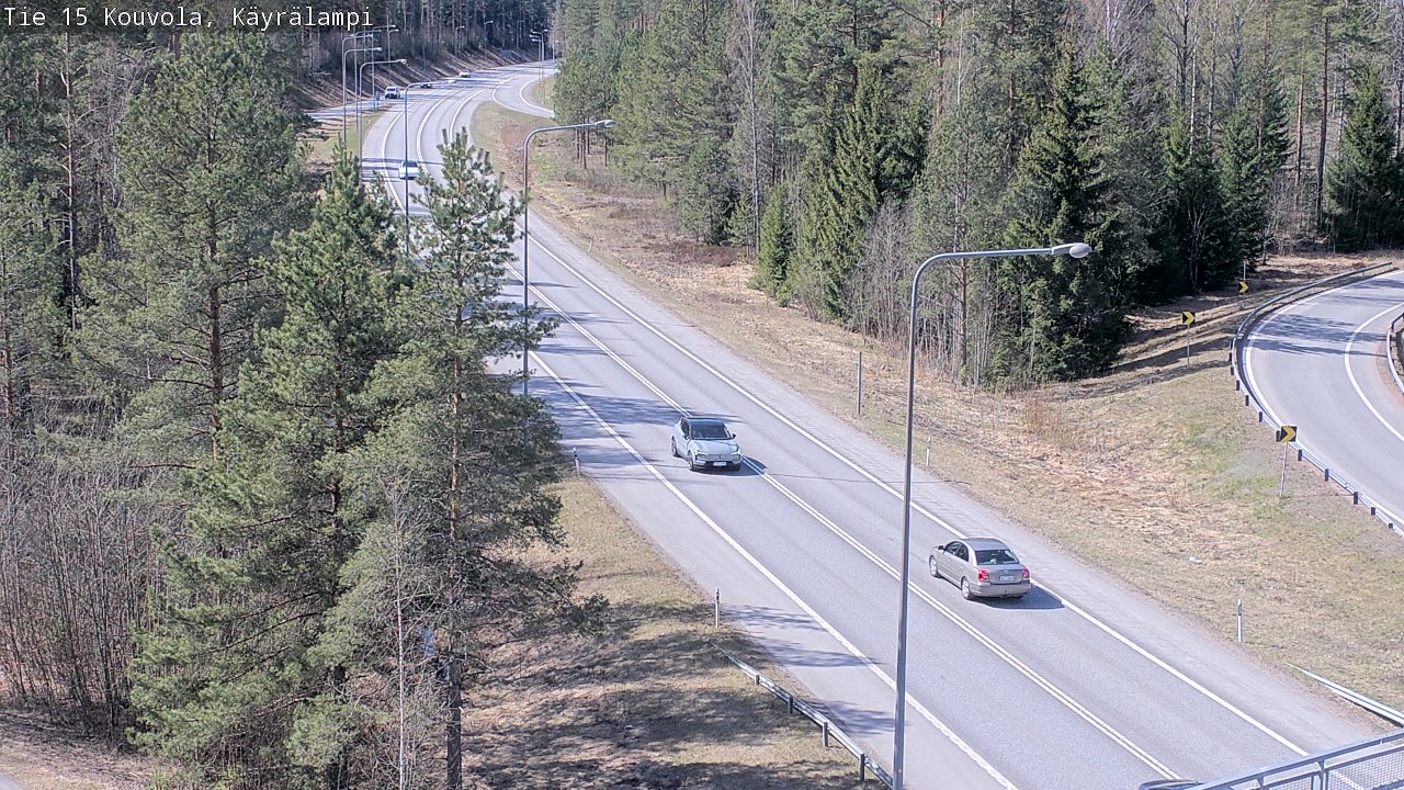 Kelikamerat Kuva Tie 15 Kouvola, Käyrälampi, Kouvola, Kymenlaakso