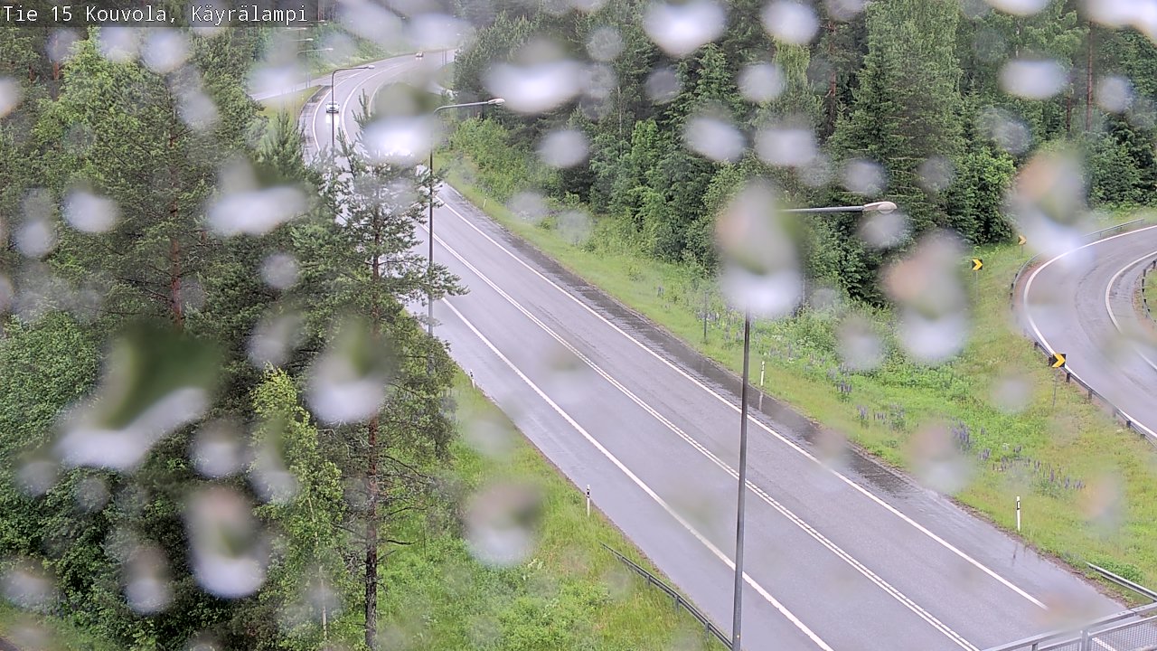 Weather Camera Image Väg 15 Kouvola, Käyrälampi, Kouvola, Kymenlaakso