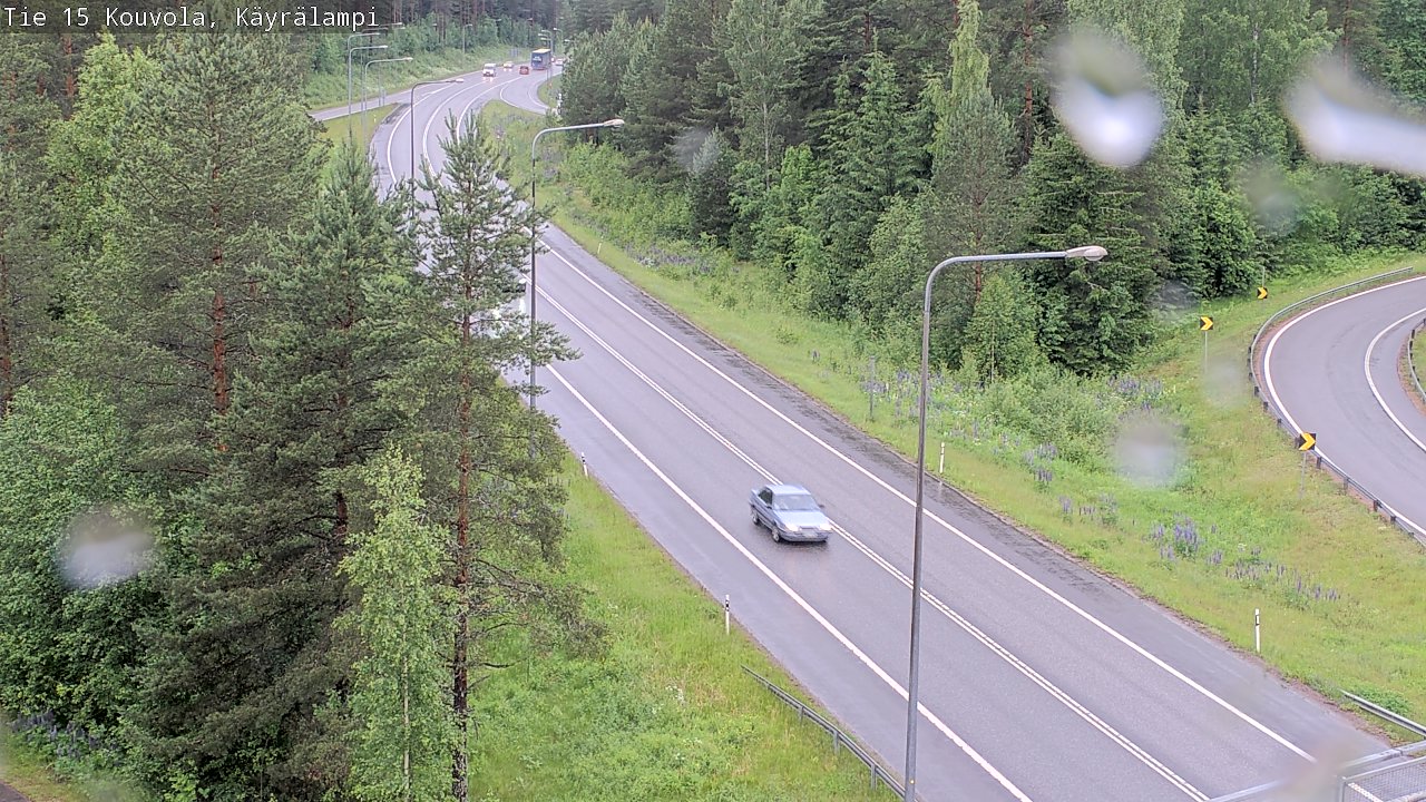 Weather Camera Image Väg 15 Kouvola, Käyrälampi, Kouvola, Kymenlaakso
