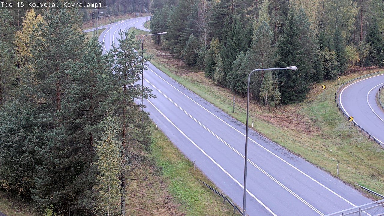 Weather Camera Image Road 15 Kouvola, Käyrälampi, Kouvola, Kymenlaakso