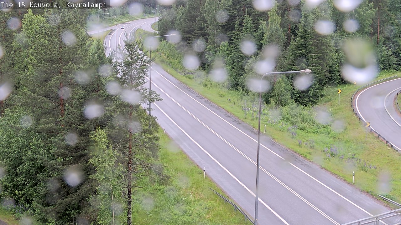 Weather Camera Image Road 15 Kouvola, Käyrälampi, Kouvola, Kymenlaakso