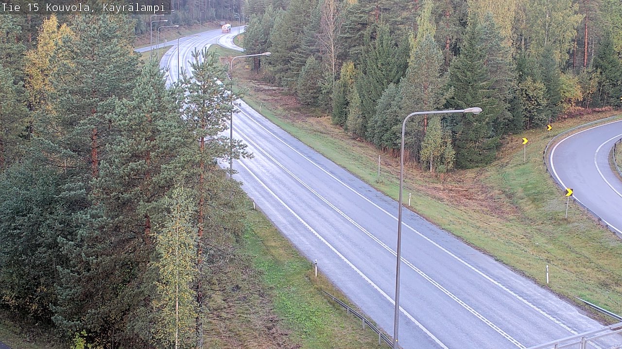 Weather Camera Image Road 15 Kouvola, Käyrälampi, Kouvola, Kymenlaakso