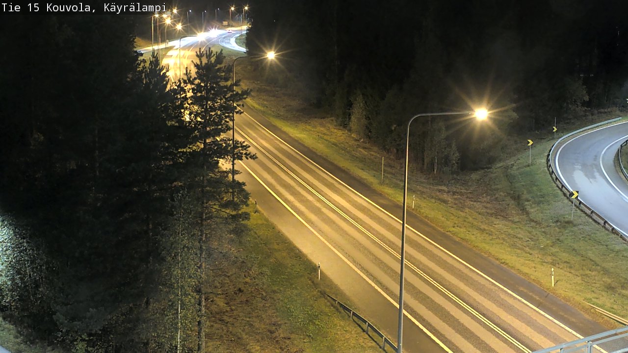 Weather Camera Image Road 15 Kouvola, Käyrälampi, Kouvola, Kymenlaakso