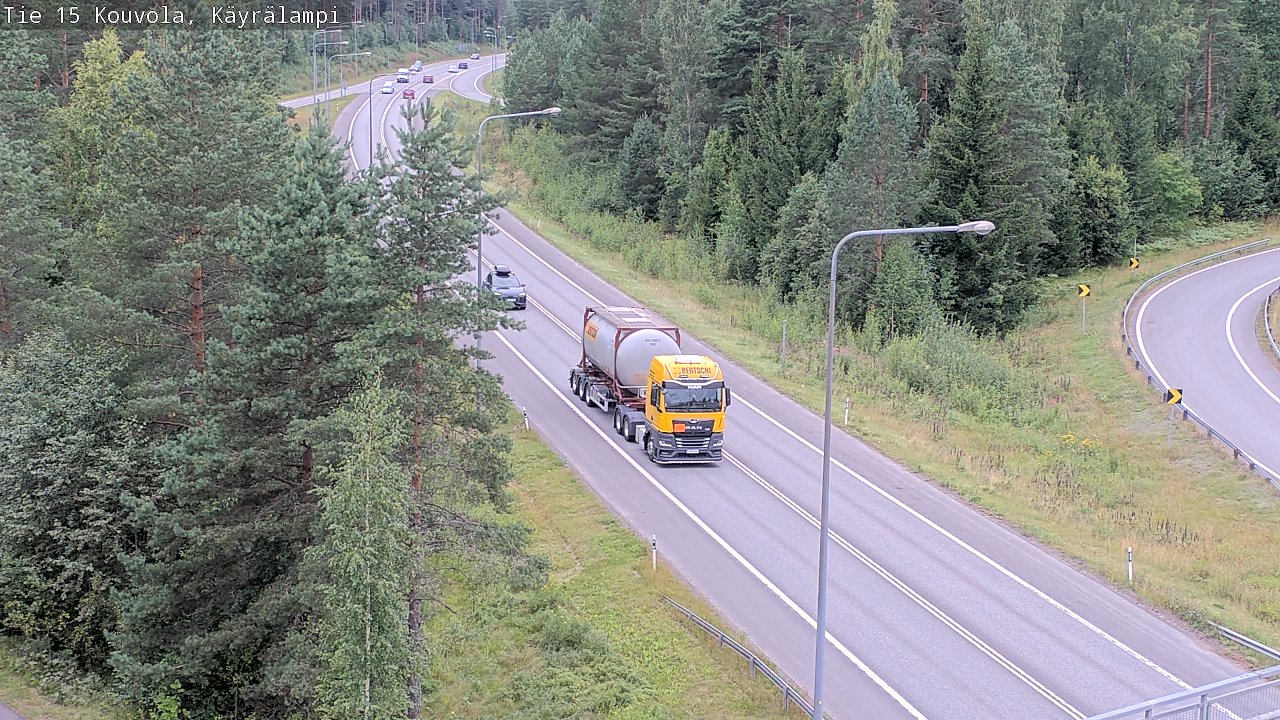Weather Camera Image Road 15 Kouvola, Käyrälampi, Kouvola, Kymenlaakso