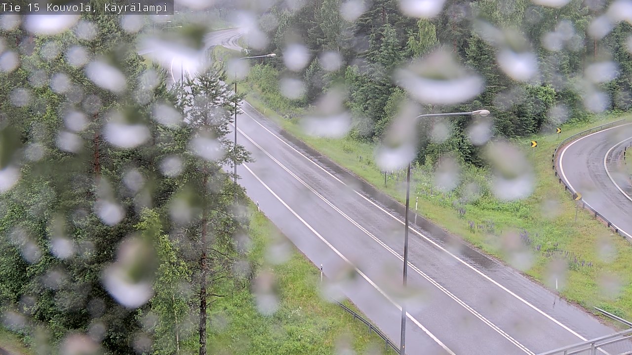 Weather Camera Image Väg 15 Kouvola, Käyrälampi, Kouvola, Kymenlaakso