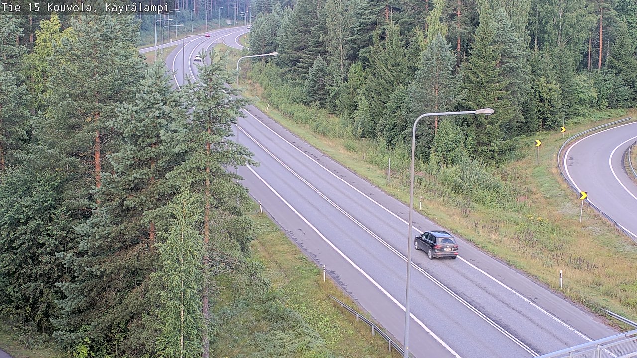 Weather Camera Image Road 15 Kouvola, Käyrälampi, Kouvola, Kymenlaakso