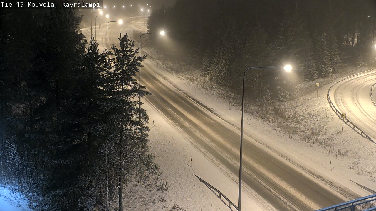 Weather Camera Image Road 15 Kouvola, Käyrälampi, Kouvola, Kymenlaakso