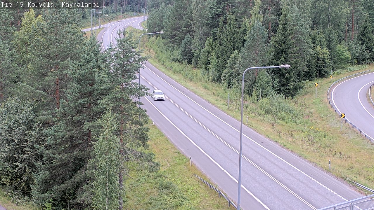 Weather Camera Image Road 15 Kouvola, Käyrälampi, Kouvola, Kymenlaakso
