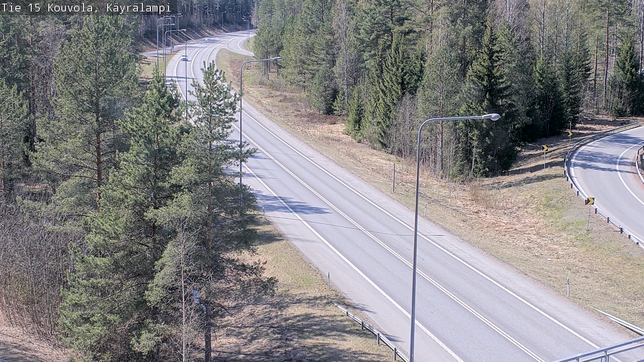 Kelikamerat Kuva Tie 15 Kouvola, Käyrälampi, Kouvola, Kymenlaakso