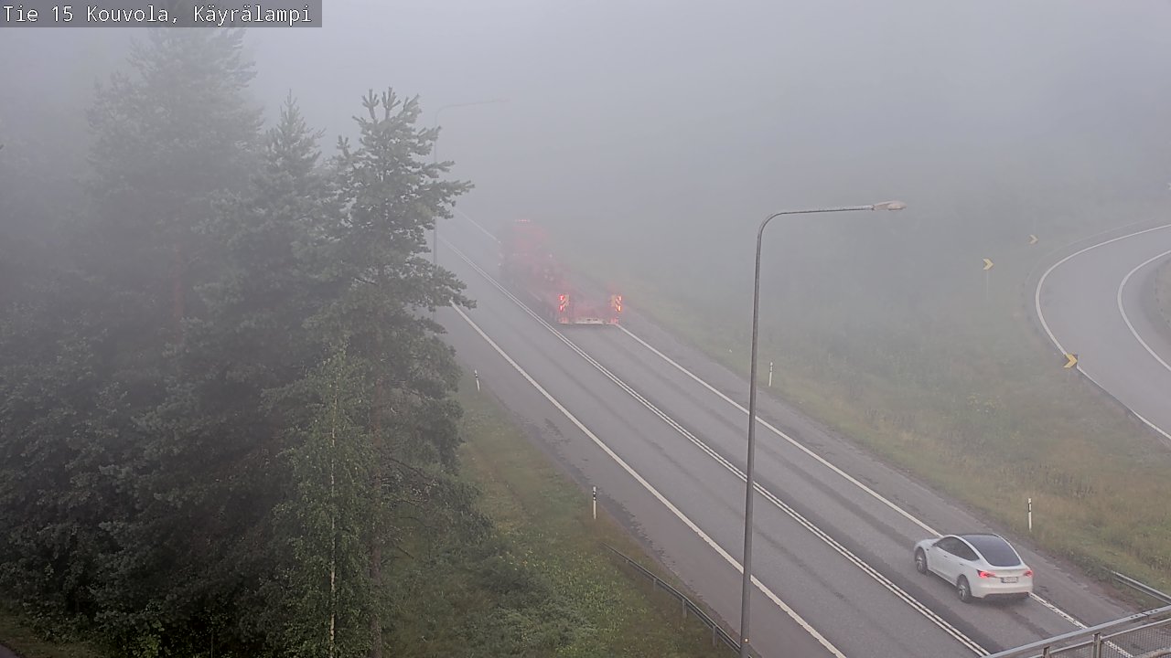 Weather Camera Image Road 15 Kouvola, Käyrälampi, Kouvola, Kymenlaakso