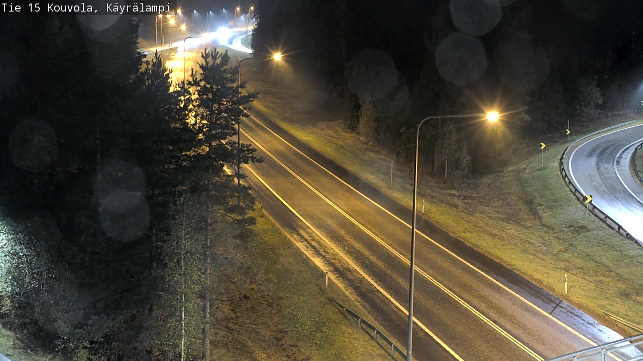 Weather Camera Image Road 15 Kouvola, Käyrälampi, Kouvola, Kymenlaakso