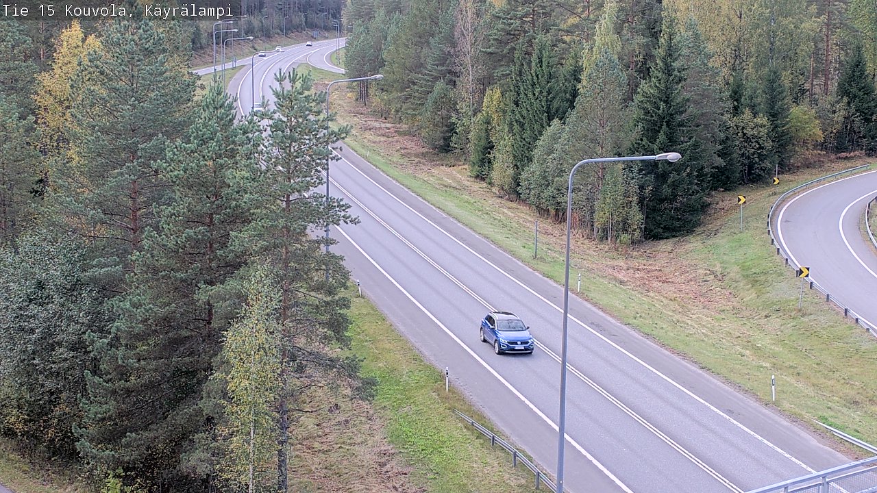 Weather Camera Image Road 15 Kouvola, Käyrälampi, Kouvola, Kymenlaakso