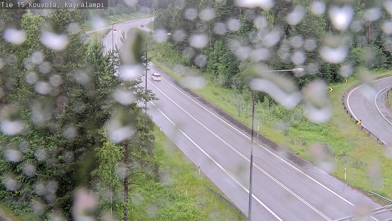 Weather Camera Image Väg 15 Kouvola, Käyrälampi, Kouvola, Kymenlaakso