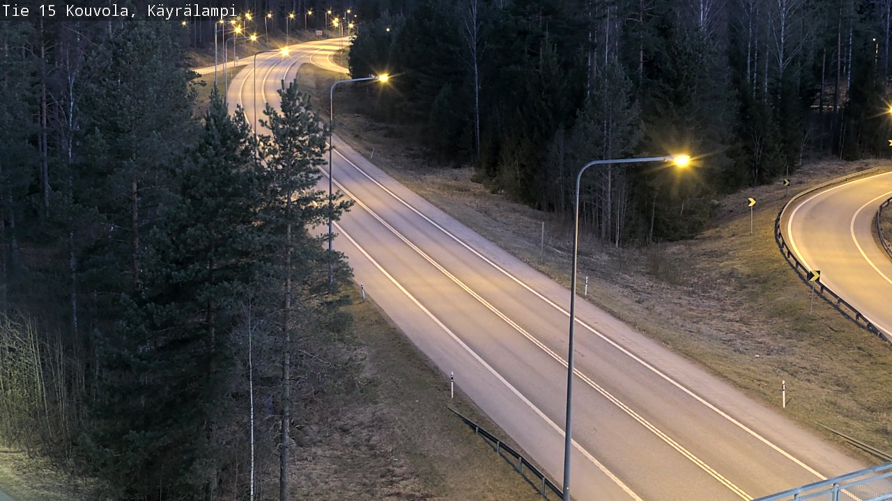 Weather Camera Image Road 15 Kouvola, Käyrälampi, Kouvola, Kymenlaakso