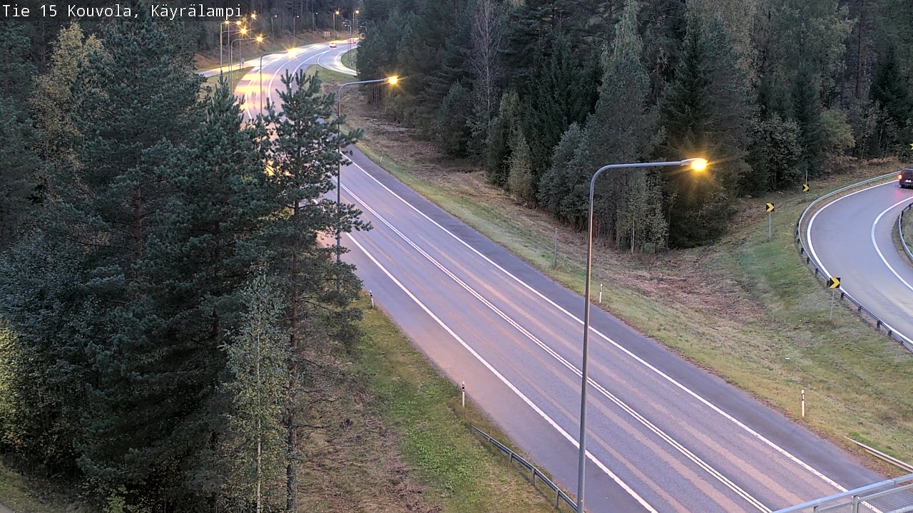 Weather Camera Image Road 15 Kouvola, Käyrälampi, Kouvola, Kymenlaakso