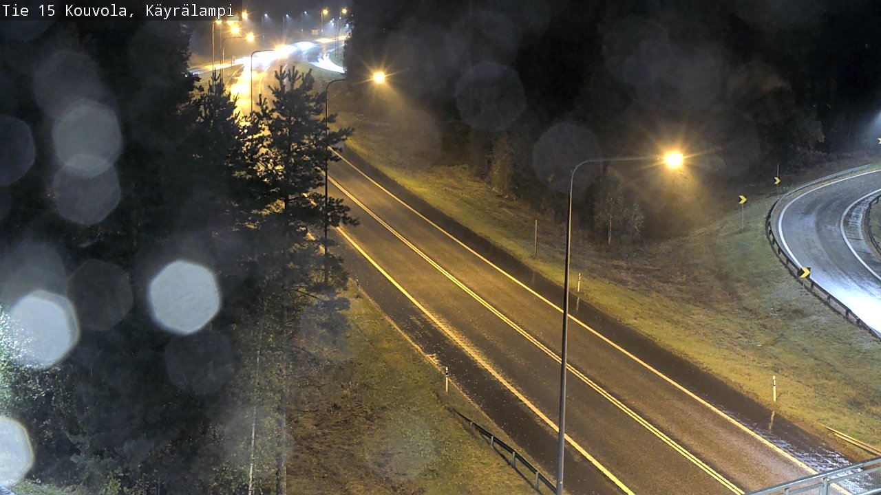 Weather Camera Image Road 15 Kouvola, Käyrälampi, Kouvola, Kymenlaakso