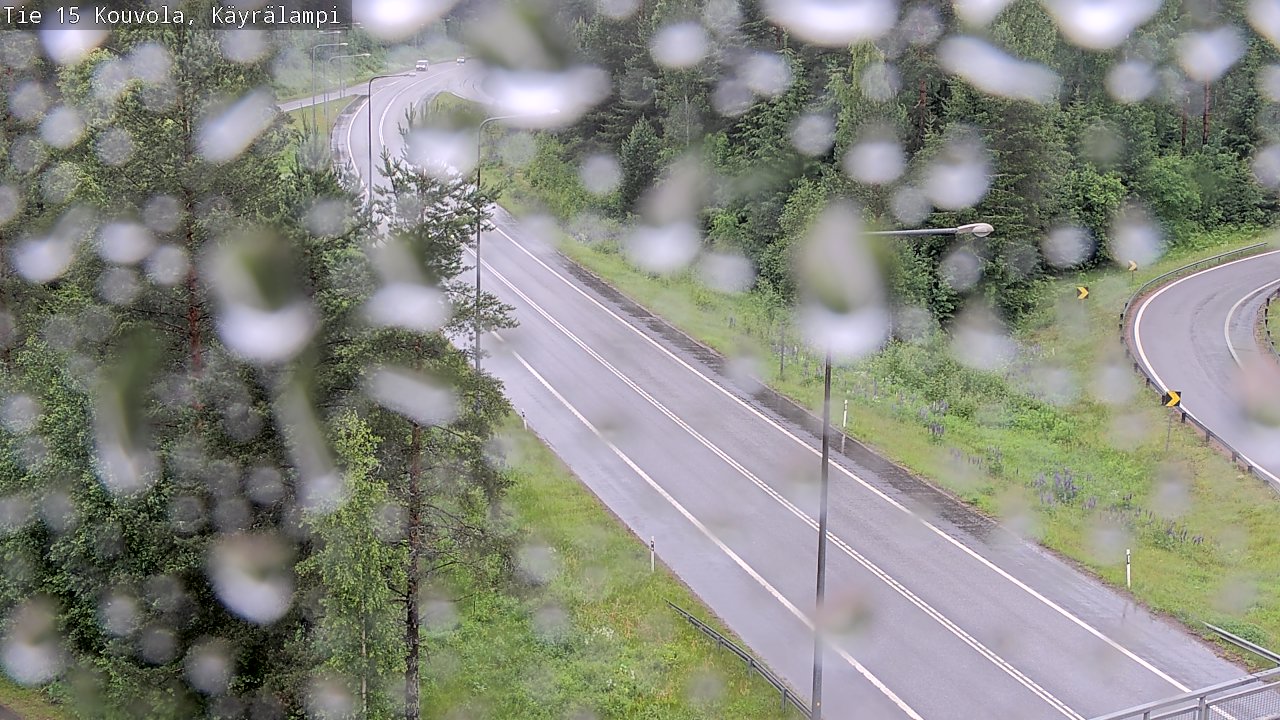 Weather Camera Image Väg 15 Kouvola, Käyrälampi, Kouvola, Kymenlaakso
