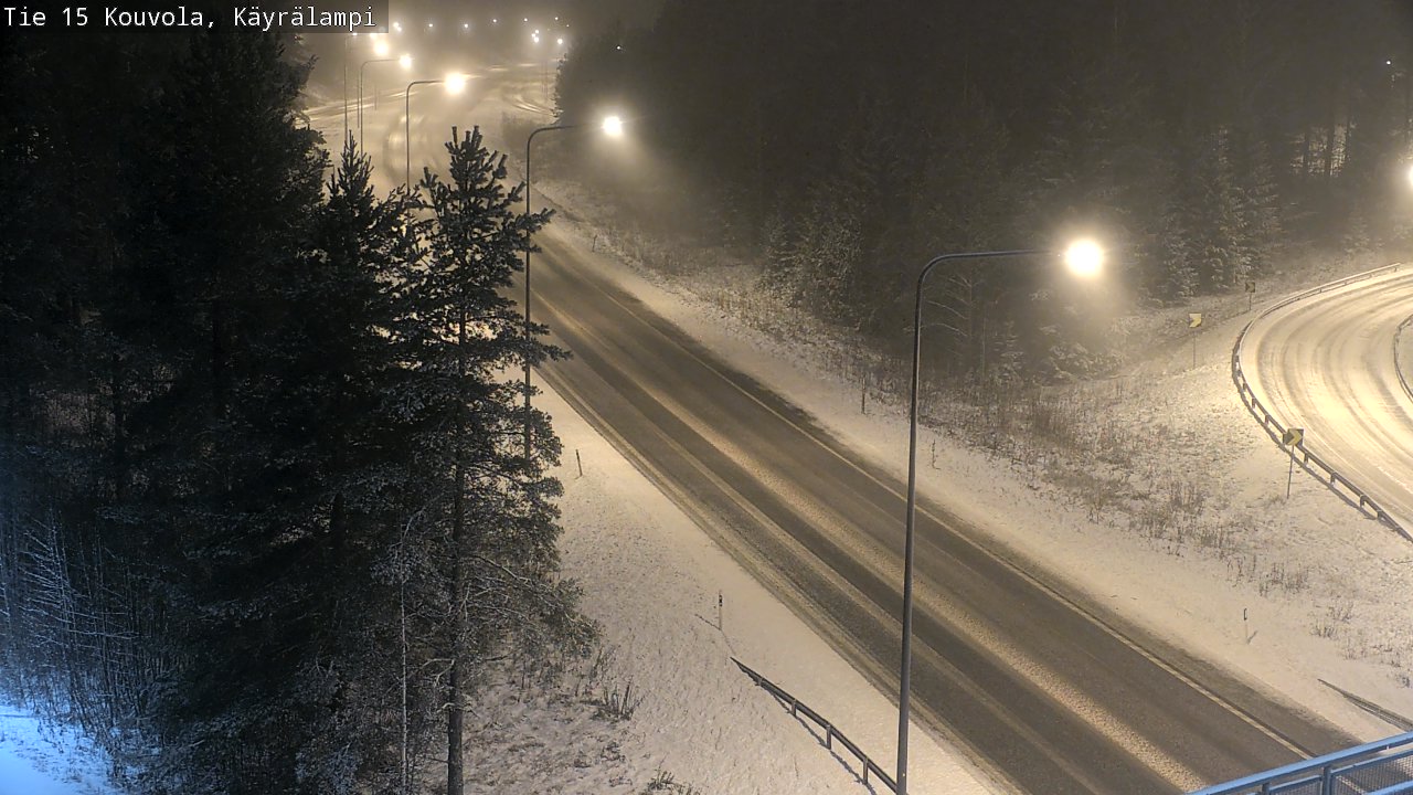 Weather Camera Image Road 15 Kouvola, Käyrälampi, Kouvola, Kymenlaakso