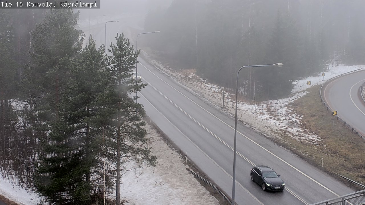 Weather Camera Image Väg 15 Kouvola, Käyrälampi, Kouvola, Kymenlaakso