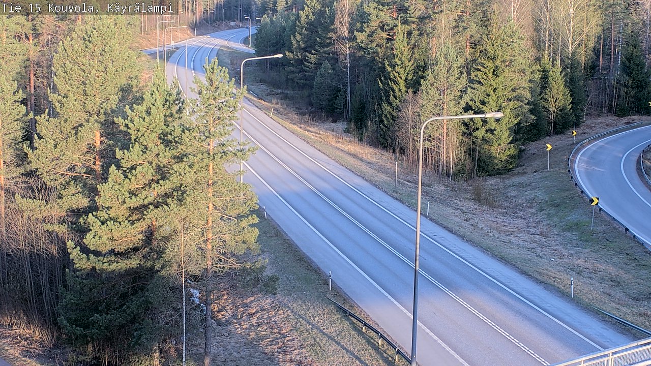 Weather Camera Image Road 15 Kouvola, Käyrälampi, Kouvola, Kymenlaakso